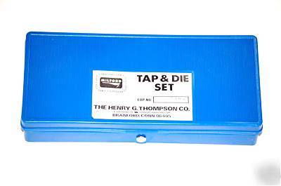 New milford 28PCS metric tap & hex die set 3MM-12MM usa
