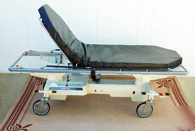 Stretcher / gurney hausted w /adj. head/ neck support 