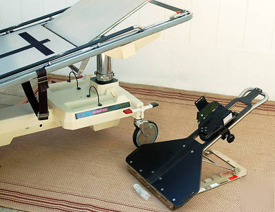Stretcher / gurney hausted w /adj. head/ neck support 