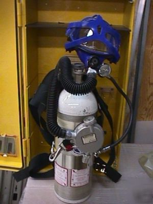 Survivair 30MIN air mask respirator for fire/ind safety
