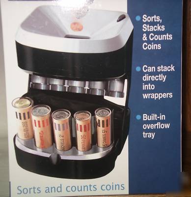 Ultra coin sorter motorized money bank magnif 4877