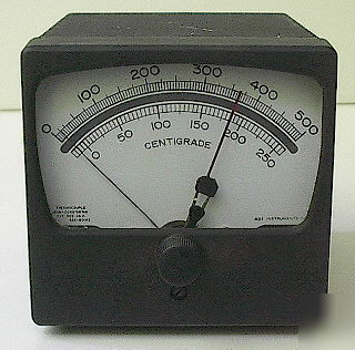 Vintage api instruments thermocouple meter