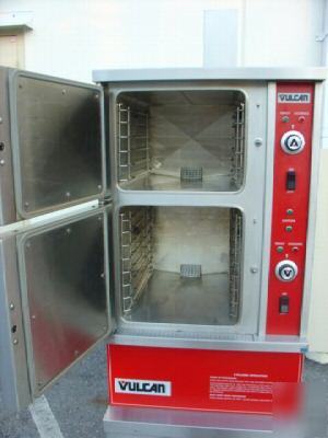 Vulcan steamer gas 2 compts on 24'' cabinet