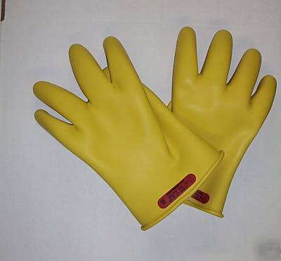 110YT-12 white rubber insulating glove