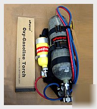 Backpack oxy-gasoline cutting torch kit-
