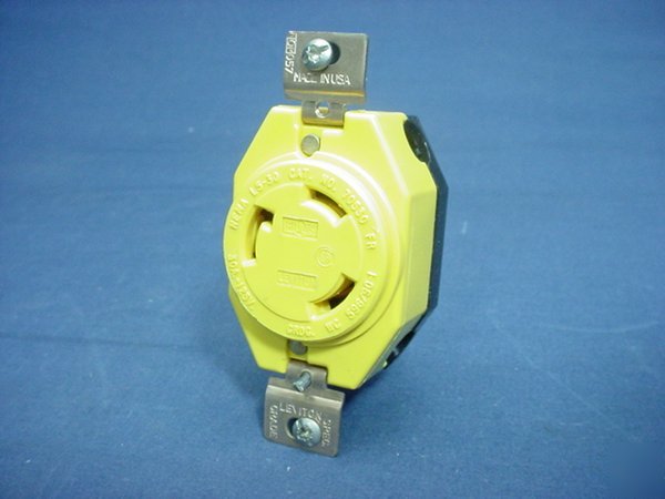 Corrosion resistant L5-30 locking receptacle 30A 125V