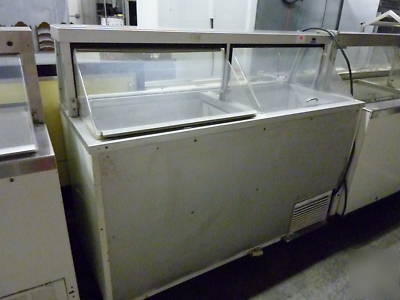 Hussman ice cream dipping cabinet