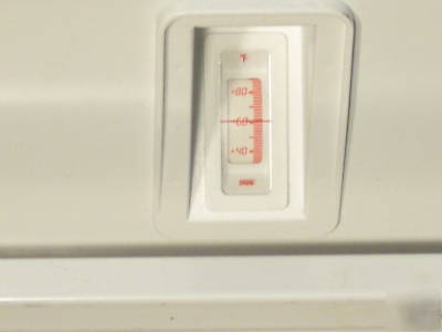 Ice cream novelty chest freezer, on removeable cart, a+
