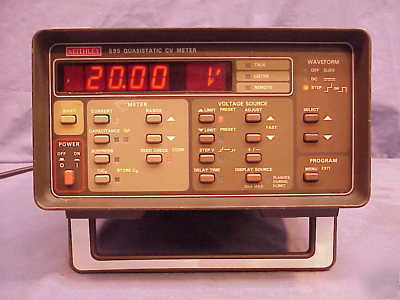 Keithley 595 quasistatic c-v meter tested 7 day inspect