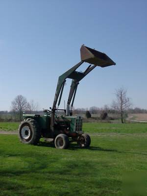 Oliver 1850 perkins diesel wheatland with 1810 loader
