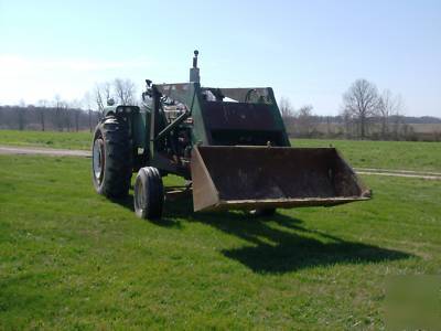 Oliver 1850 perkins diesel wheatland with 1810 loader