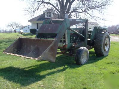 Oliver 1850 perkins diesel wheatland with 1810 loader