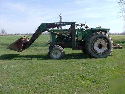 Oliver 1850 perkins diesel wheatland with 1810 loader