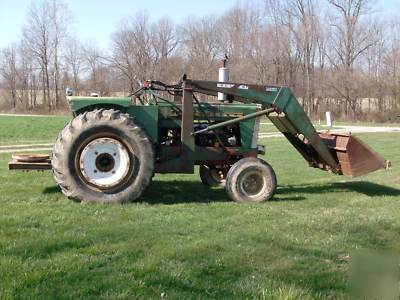Oliver 1850 perkins diesel wheatland with 1810 loader