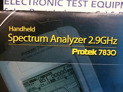 Protek 7830 handheld spectrum analyzer 100KHZ to 2.9GHZ