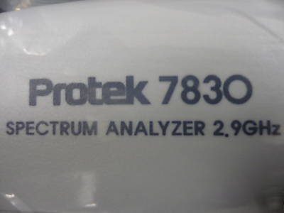 Protek 7830 handheld spectrum analyzer 100KHZ to 2.9GHZ