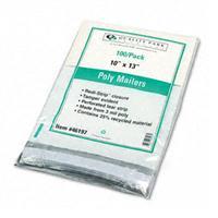 Quality park recycled plain white poly mailers with ...