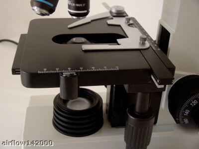 Research binocular compound microscope - high power 