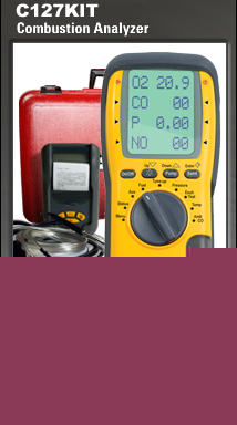 Uei C127KIT C127 kit combustion analyzer w/printer