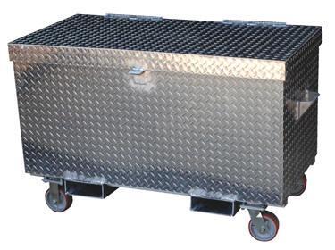 Vestil aluminum treadplate portable tool box apts-2448