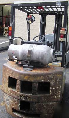 Yale shop warehouse forklift fork lift truck 4000 lb.