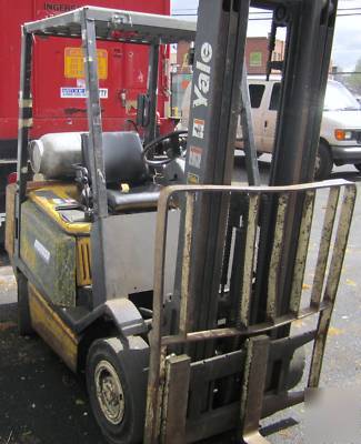 Yale shop warehouse forklift fork lift truck 4000 lb.