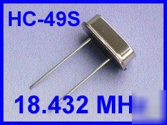 2 pcs. 18.432 mhz 18.432MHZ crystal hc-49S low profile