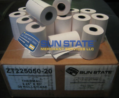 20 rolls way systems wireless terminal printer paper 