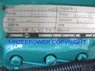  250 kw onan generator natural or propane gas