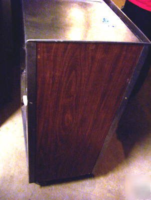 3 stainless bus carts enclosed rolling cabinet cart