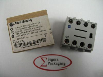 Allen-bradley auxiliary contact block 4-pole 