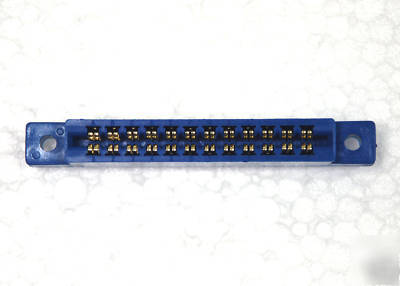 Card edge connector lw-N12A2G 12PX2 solder slot socket