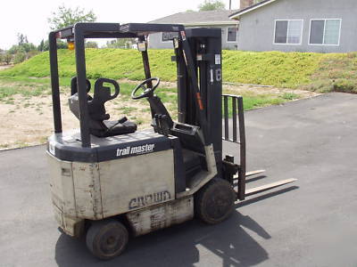 Crown 40 fc tt -188 electric forklift & charger