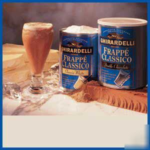 Ghirardelli white chocolate frappe classico case/6: 3LB