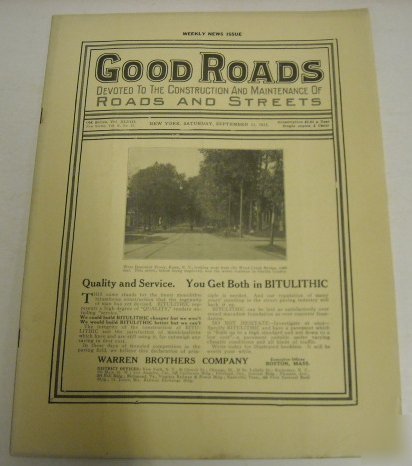 Good roads 1915 construction magazine vol. 10 # 11