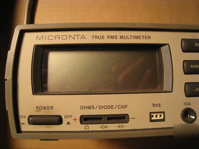 Micronta true rms digital bench test multimeter 22-175A