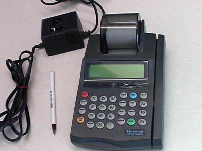 New nurit 2085 nos 6 or 7 credit card terminal w/warran