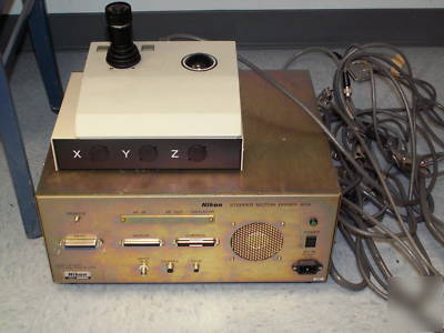 Nikon stepper motor controller & joystick, cables