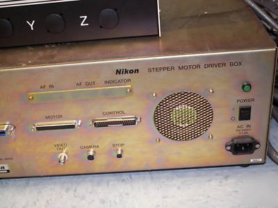 Nikon stepper motor controller & joystick, cables