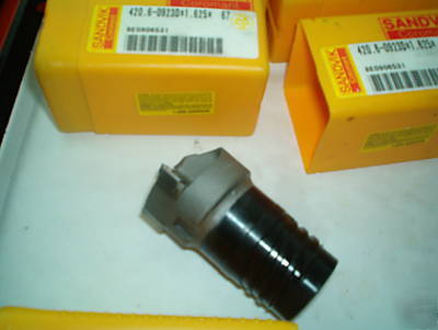 Sandvik coromant deep hole carbide drill head 1.625