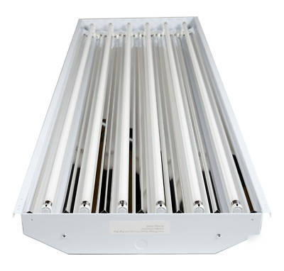 T5 ho fluorescent 6 lamp fixture-best grow lights