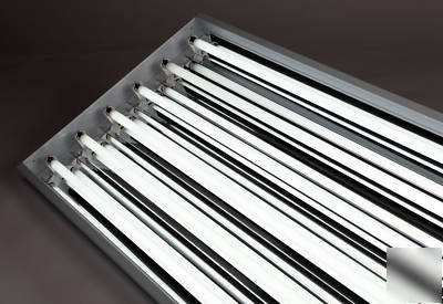 T5 ho fluorescent 6 lamp fixture-best grow lights