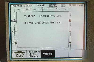 Tektronix tekscope digital real time oscilloscope 