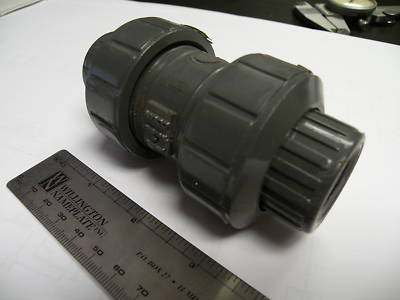 Nib co chemtrol true union ball check valve