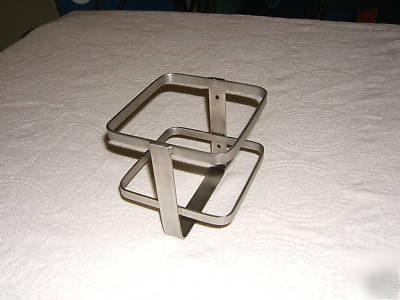 Stainless steel gojo hand cleaner mounting basket