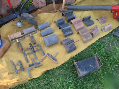 Tygar landscape concrete curbing equip, trailer ,misc 
