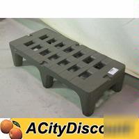 Used metro 48X22 plastic dunnage storage rack