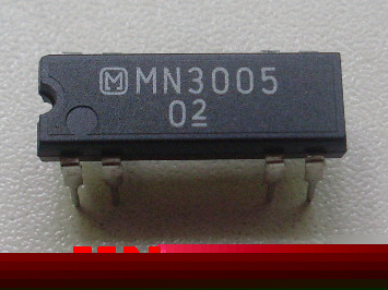 1 x ic chip MN3005, 4096-stage long delay bbd dip 8 pin