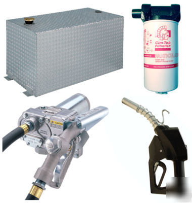 100 gallon fuel transfer tank & gpi pump package