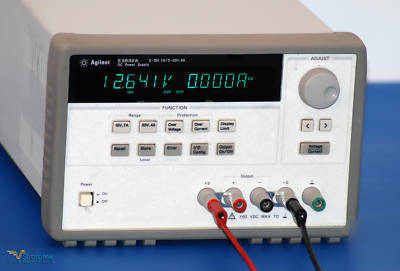 Agilent E3631A 80W triple output dc power supply 25V